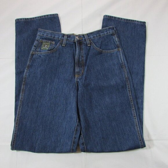 Cinch Men's Green Label Relaxed Fit Original Rise Tapered Leg Jeans Dark Stonewa - Picture 4 of 5